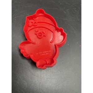 Vintage 1982 Hallmark Winter Snow Bird In Christmas Hat Cookie Cutter